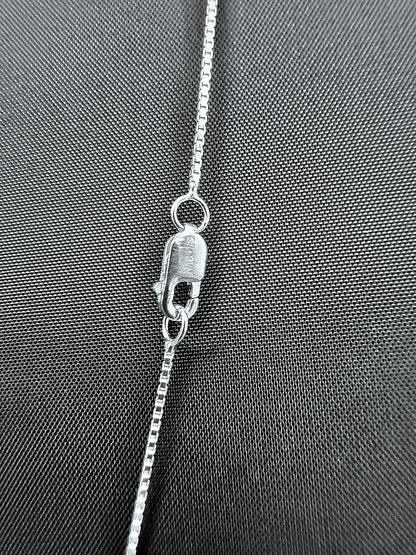 Blue Kyanite Pendant Necklace on 20" Silver Chain