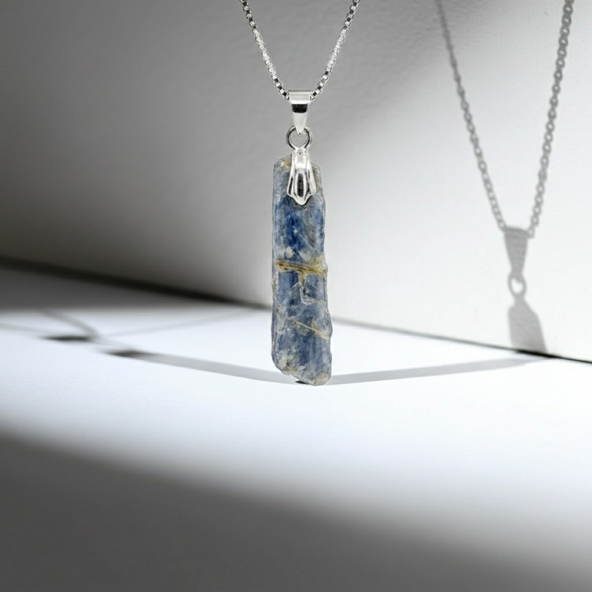 "One Like None blue kyanite women's chain communication spiritual jewelry"