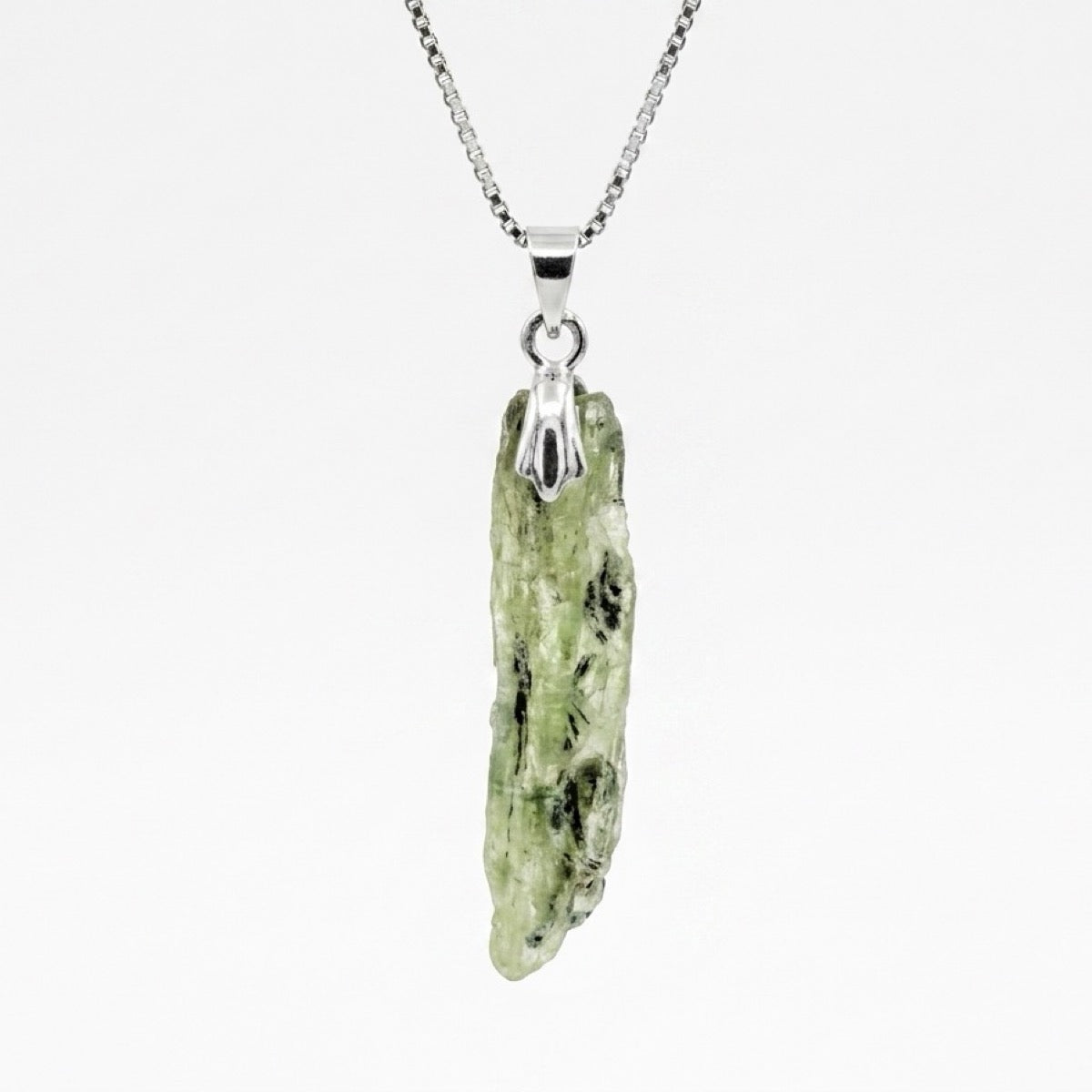 "One Like None women's chain spiritual jewelry green kyanite"