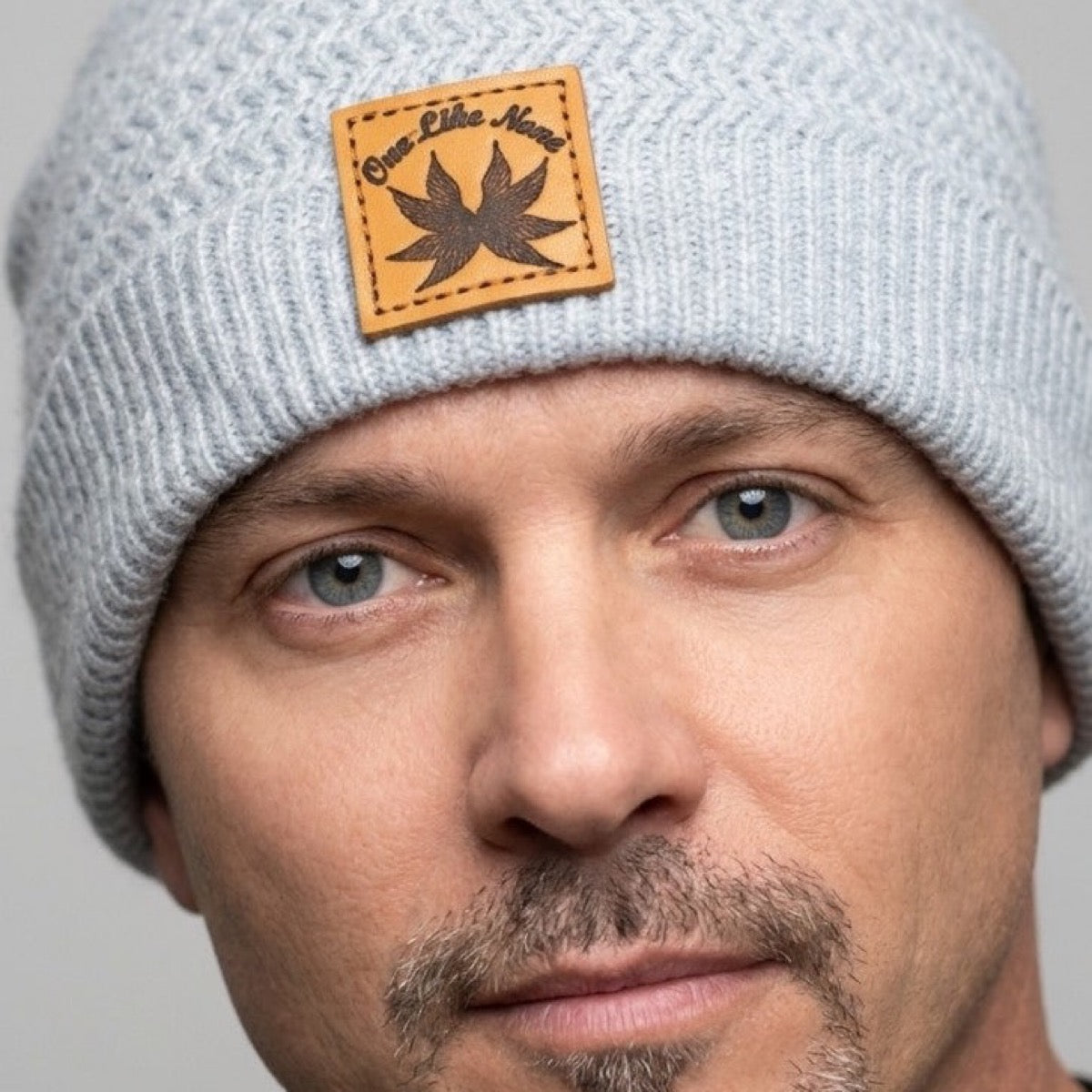 One Like None grey beanie men's calm"
