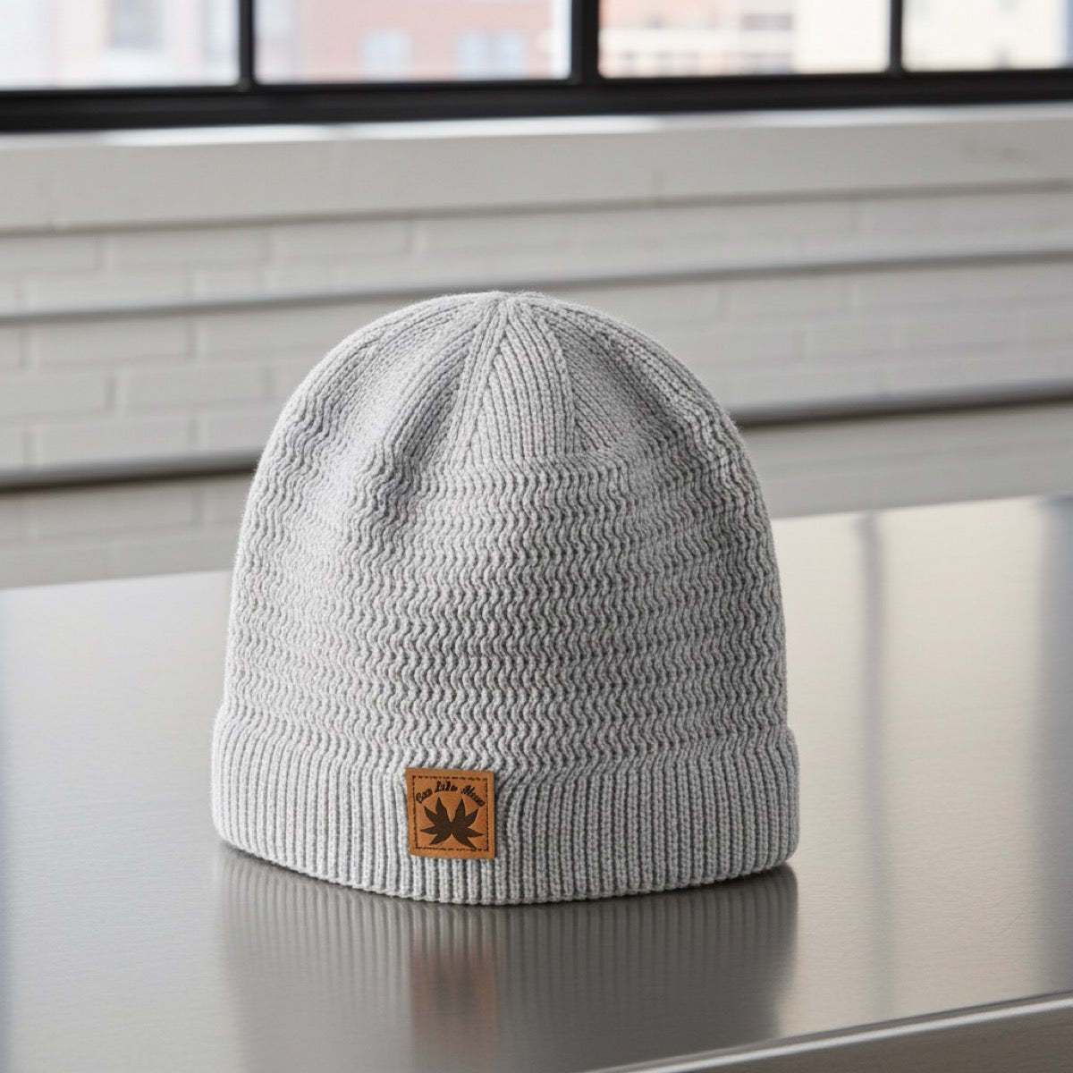 One Like None grey beanie wisdom"