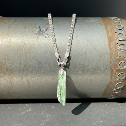 "One Like None men's chain 5mm green kyanite truth"