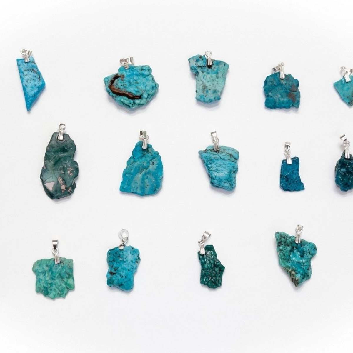 "One Like None women's chain turquoise pendant"