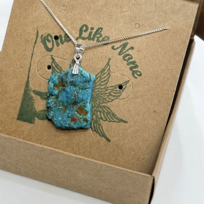 "One Like None spiritual jewelry woman's chain turquoise"