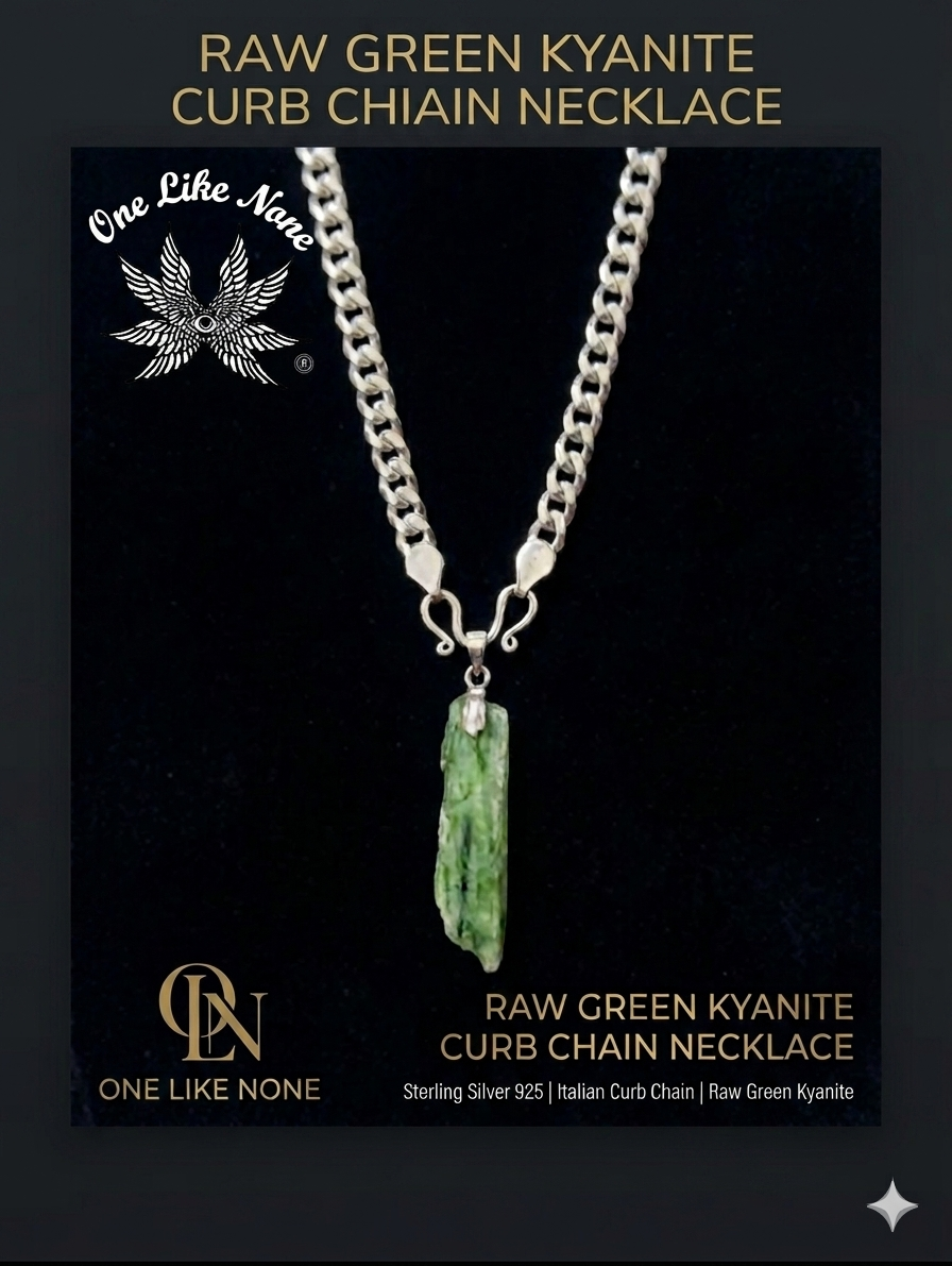 Men's 5mm Chain | Green Kyanite