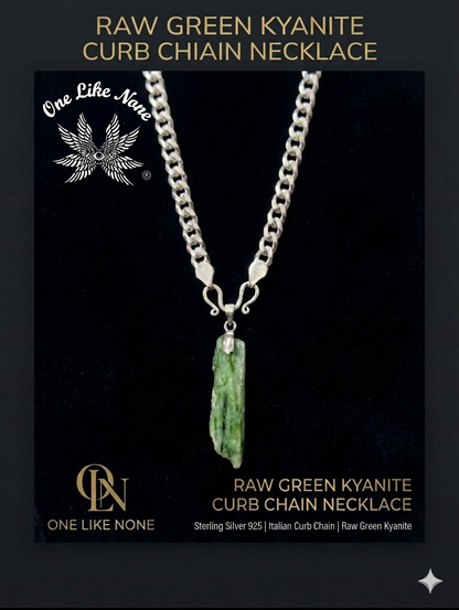 Men's 5mm Chain | Green Kyanite